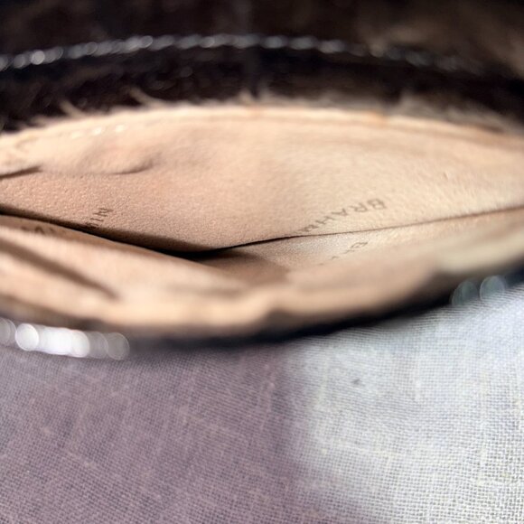 Brahmin Margo Crossbody – Black Alligator-Embossed Leather - Picture 13 of 14